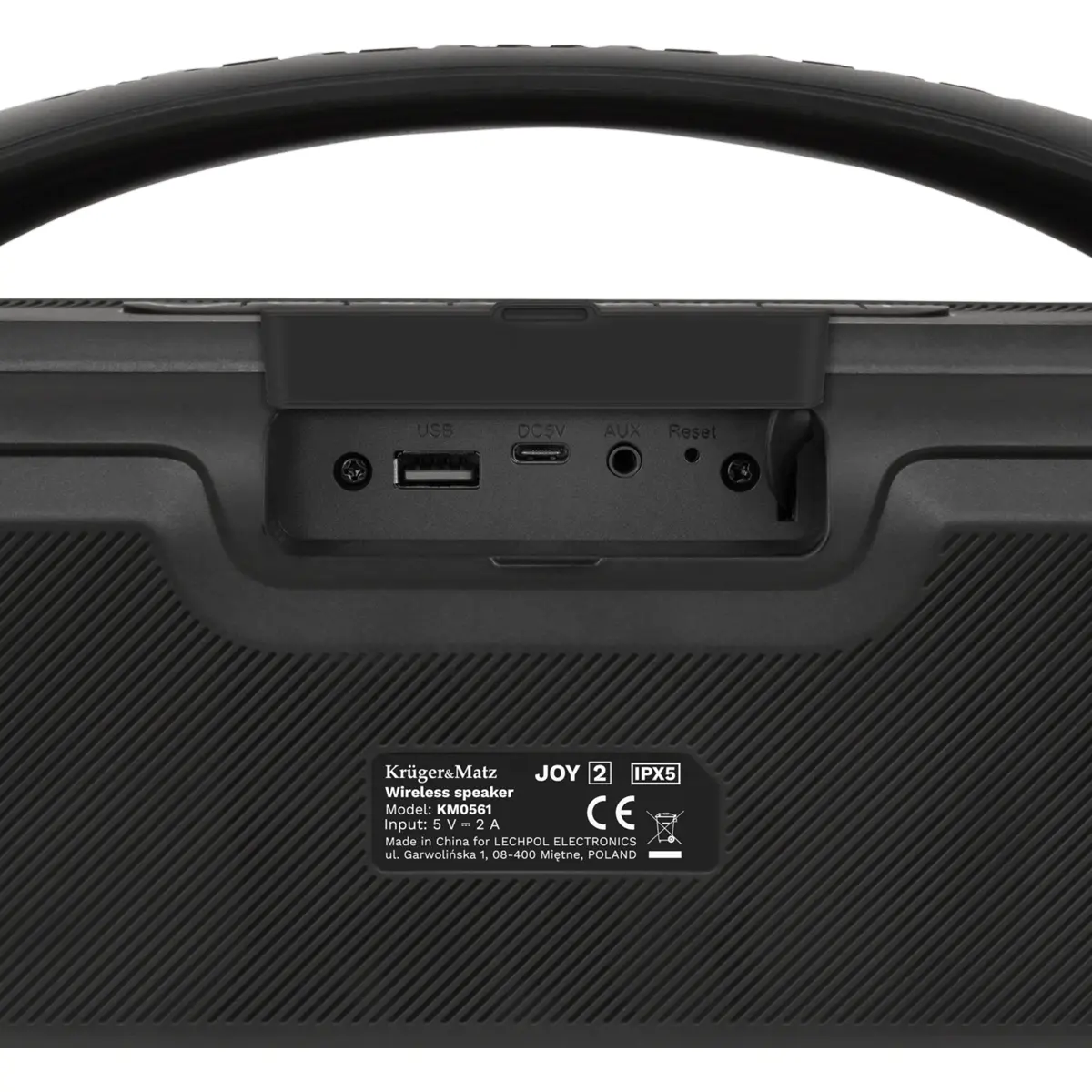 Coluna Bluetooth Portátil 20W (USB 2.0, jack 3,5mm) 3.000mAh - IPX5