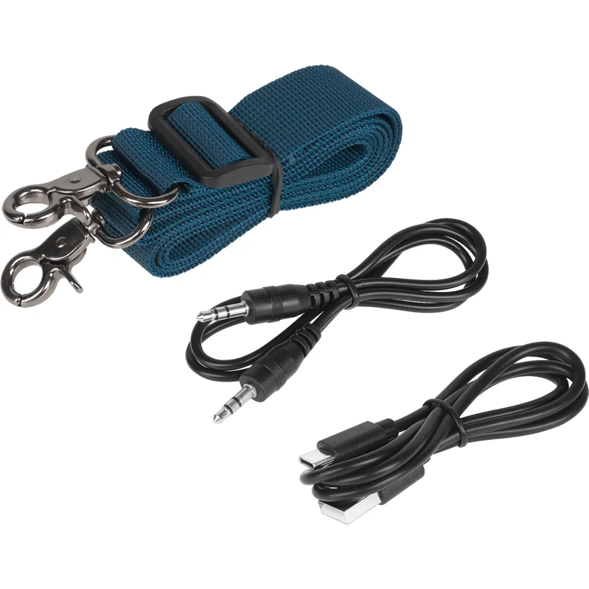 Coluna Bluetooth Portátil 30W (USB 2.0, jack 3,5mm) 3.000mAh - IPX5 - azul