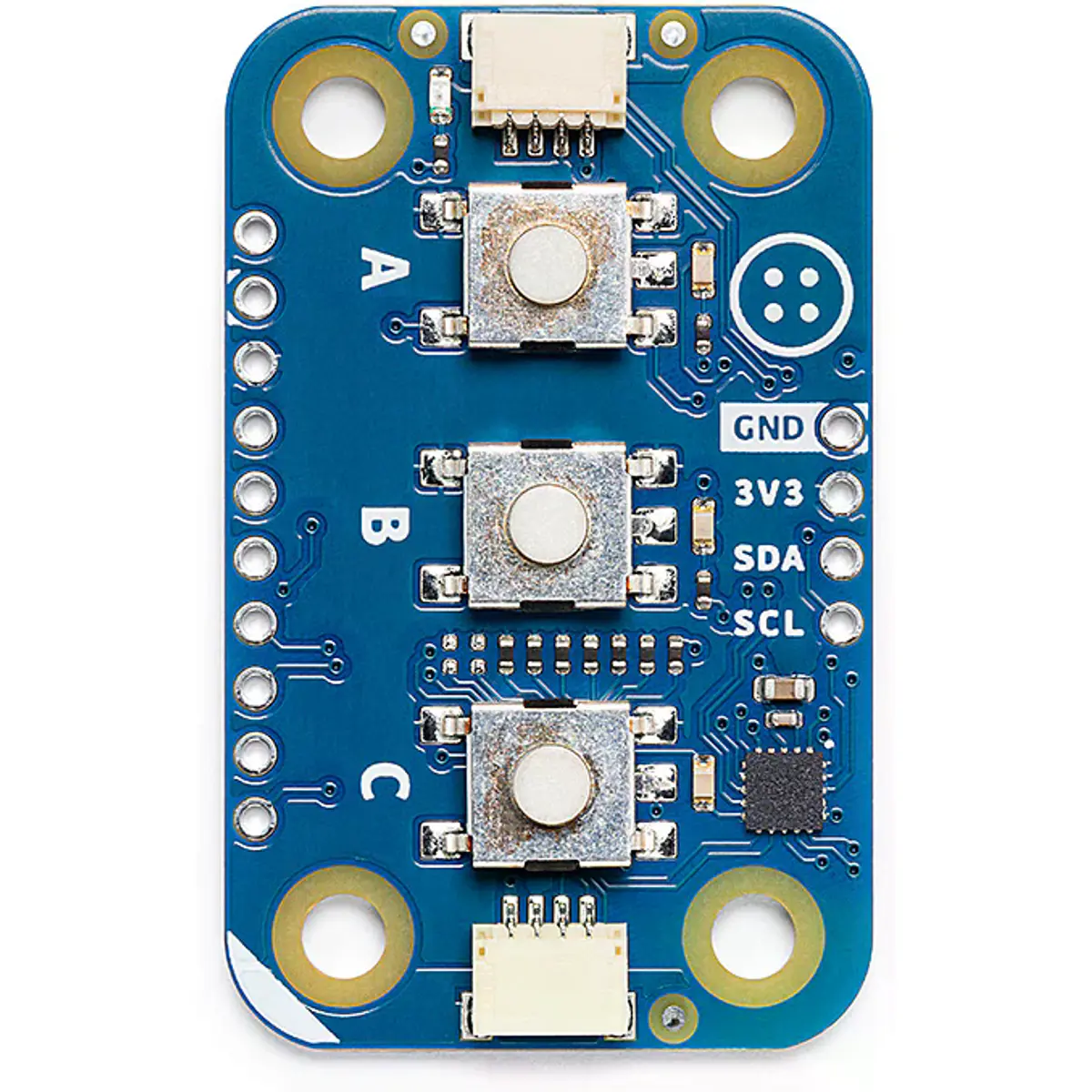 Arduino Modulino Buttons - Módulo de Interface com 3 Botões, 3 LEDs e ...