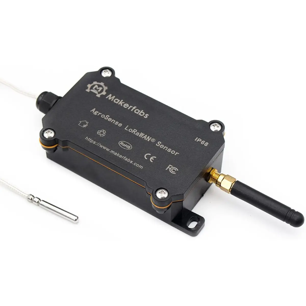 AgroSense: Sensor de Temperatura Industrial LoRaWAN