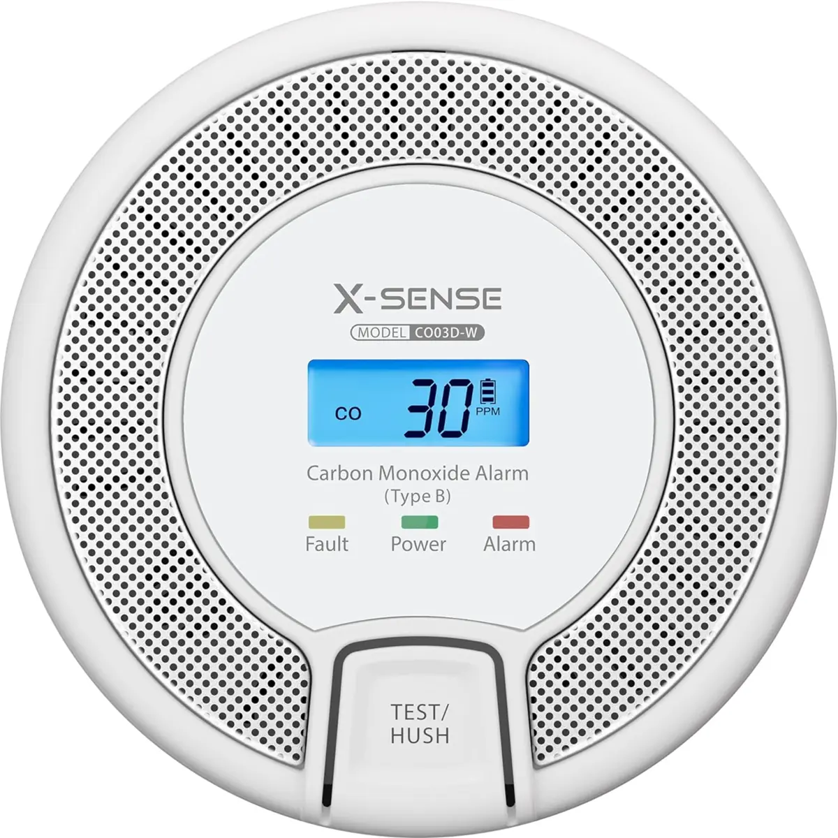 Detector/alarme autónomo de monóxido de carbono 85dB - RF868Mhz