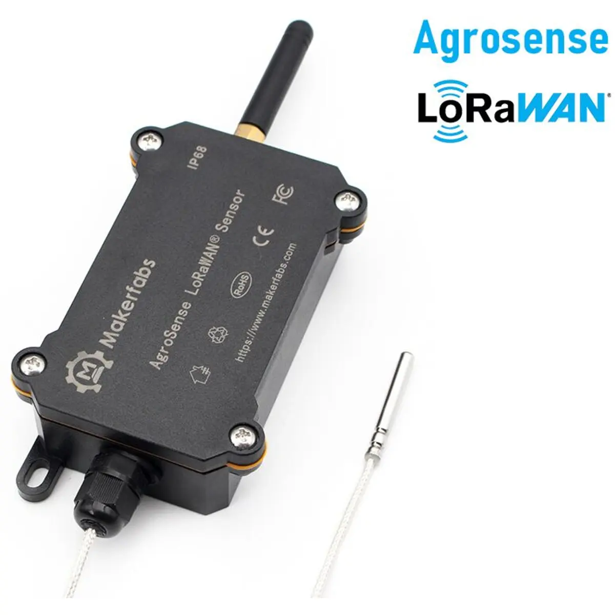 AgroSense: Sensor de Temperatura Industrial LoRaWAN