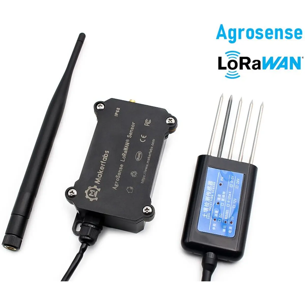 AgroSense: Monitor de Solo LoRaWAN  (Humidade, Temperatura, PH e EC)