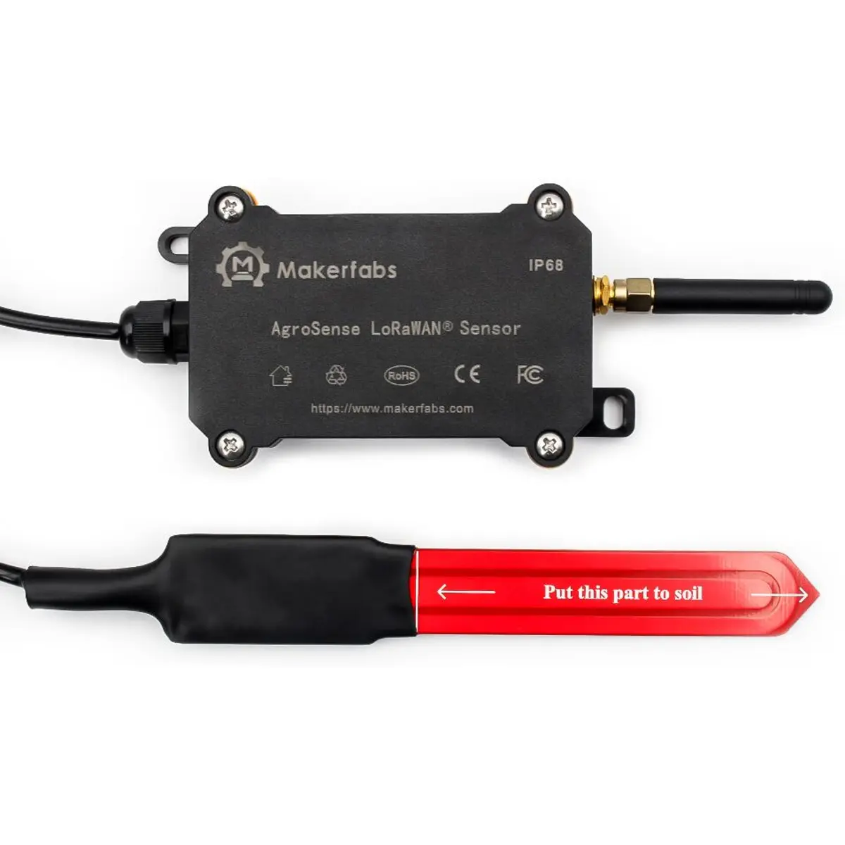 AgroSense: Sensor de Humidade do Solo LoRaWAN