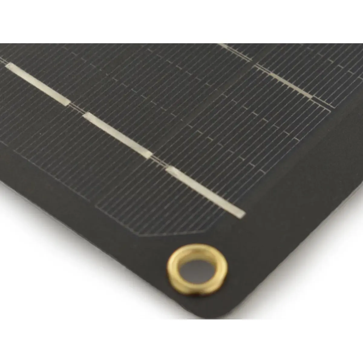 Painel solar monocristalino portátil 6W 5V 1A c/ conector USB-A - 275×170mm