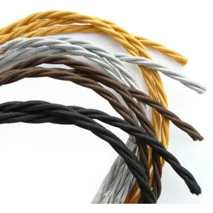 Cables eléctricos de tela (vintage)