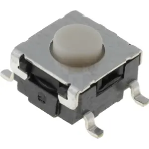 Botão 6x6.6x3.65:(0.65)mm SPST-NO 24VDC 50mA SMD