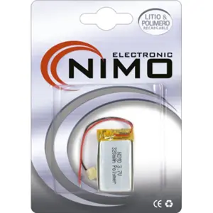 Bateria 3.7V 280mAh Li-Po - 20x35x5mm