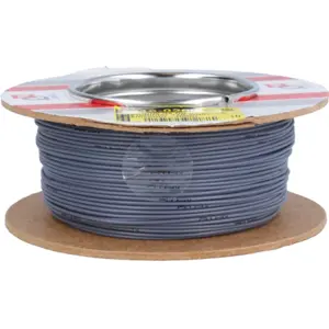 Bobine de fio de cobre multifilar 1x0.5mm² - cinzento - 100m