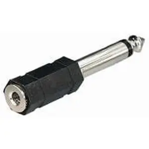 Adaptador Jack6.3 macho - Jack3.5 fêmea - MONO