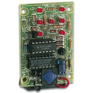 Mini kit de montagem de dado electrónico com indicação LED