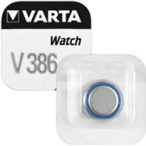 Pilha V386 / SR1142 / SR43 / AG12 - 1,55V Óxido de plata