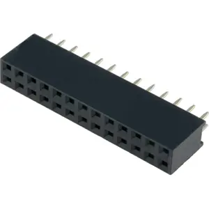Barra de 26 pinos (2x13) fêmea 2.54mm para PCB