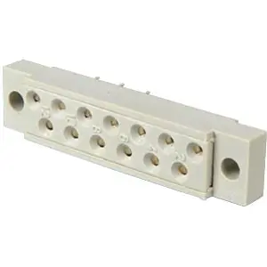Ficha DIN41617 13 pinos fêmea para soldar em PCB 250V 4A