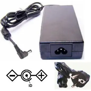 Fonte de alimentação 19.5VDC 2.31A 45W 4.5x2.8x12mm c/ pino central (s/tensão)