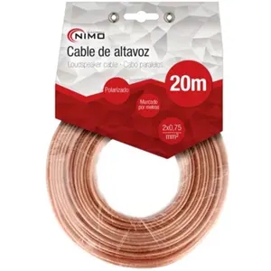 Fio de coluna transparente 2x1.5mm² CCA 20m