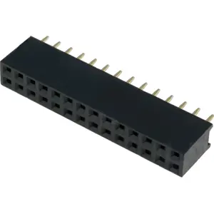 Barra de 28 pinos (2x14) fêmea 2.54mm para PCB