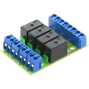 Módulo de 4 relés NO 12VDC 35mA