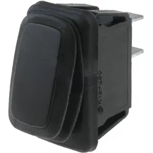 Interruptor basculante 2 posições estáveis - ON-OFF - 250VAC 16A (2 pinos) - preto