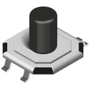 Botón miniatura 5.2x5.2x(4.4)mm 12VDC 50mA SMD