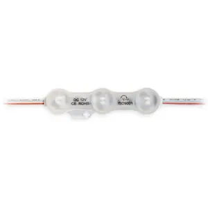 Série de 50 módulos de 3 LEDs 12V 1.2W 6500K 120lm - 15x68x10mm