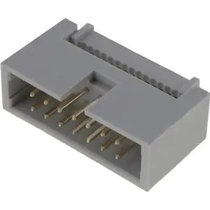 Ficha IDC 14 pinos (2x7) macho para flat-cable