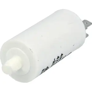 Condensador para motor   3.0uF 425V Ø28x55mm - c/ terminais 6.3mm e parafuso M8
