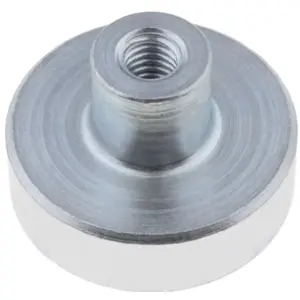 Íman neodymium 140N Ø20x6mm com rosca M4