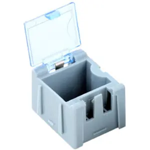 Caixa de plástico para armazenamento de componentes SMD - 26x32.5x21.5mm