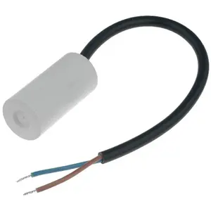 Condensador para motor   6.0uF 450V Ø30x53mm - c/ cabo 250mm