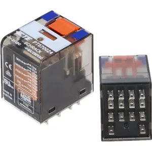 Relé industrial 24VDC 6A 4PDT (14 pinos)