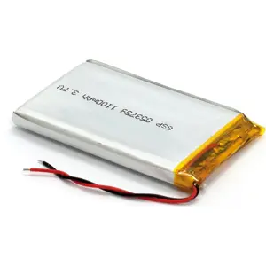 Bateria 3.7V 1100mAh Li-Po - 37x59x5mm