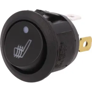 Interruptor basculante 2 posições estáveis - OFF-ON - 14VDC 20A (4 pinos) - preto