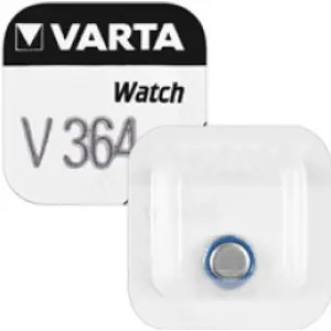 Pilha V364 / SR621SW / SR60 / AG1 - 1,55V Óxido de Prata