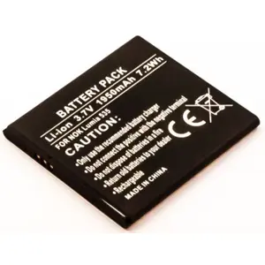 Bateria para telemóvel compatível com Nokia Lumia 535 3.7V 1950mAh 7.2Wh Li-Ion
