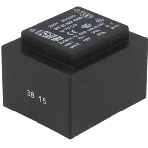Transformador encapsulado para PCB 230VAC/15V+15V 6VA 0.2A