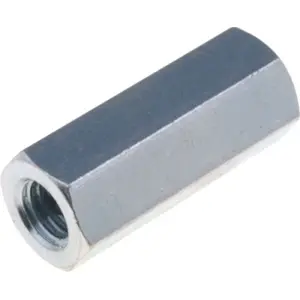 Espaçador fêmea/fêmea M3 em latão niquelado - 10mm