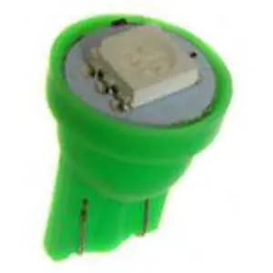 Lâmpada LED T10 W2.1x9.5d W5W 1×SMD5050 12V 0.5W 27.5lm - Verde