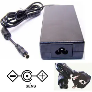 Fonte de alimentação 19VDC 4.74A 90W 7.4x5.0mm c/ pino central