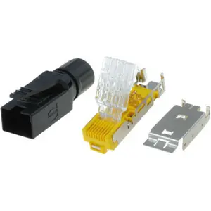 Ficha RJ45 Cat6 de montagem em campo (Toolless)