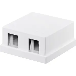 Caixa para keystone c/ 2 portas