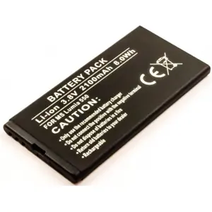 Bateria para telemóvel compatível com Microsoft Lumia 550 3.8V 2100mAh 8.0Wh Li-Ion