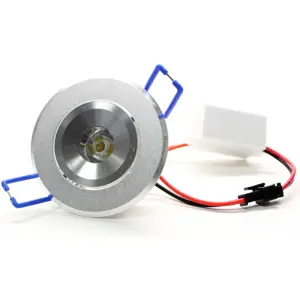 Foco projetor LED orientável de encastrar 3W 200lm 3000K Ø70x20mm (Ø55mm)