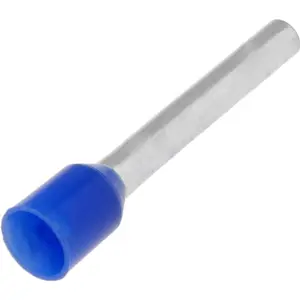 Ponteira isolada para fio 2.5mm2 18mm azul