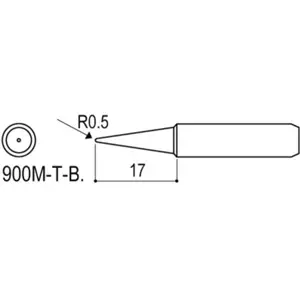 Punta de repuesto (0.5mm) para soldador