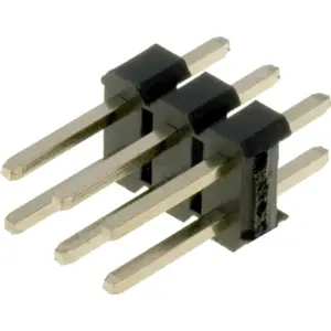 Barra de 6 pinos (2x3) macho 2.54mm para PCB