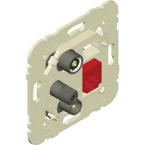 Tomada mista R+TV+SAT+RJ45 Cat6 UTP - Estrela, série MEC21