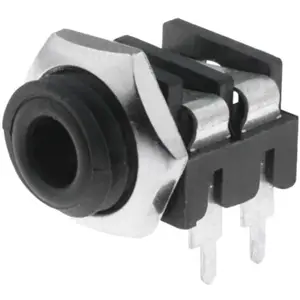 Ficha Jack3.5 MONO Fêmea - de Painel c/ Interruptor