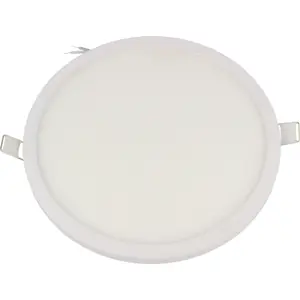 Downlight LED 230VAC 12W 1000lm 6000K Ø145x10mm (Ø125mm) IP44 - com driver incorporado