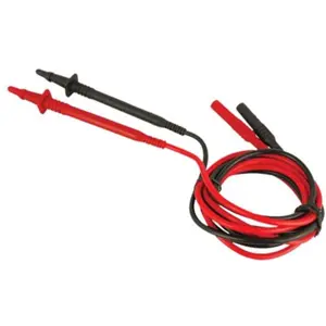 Pontas de prova de 100cm com bananas direitas (vermelho e preto)